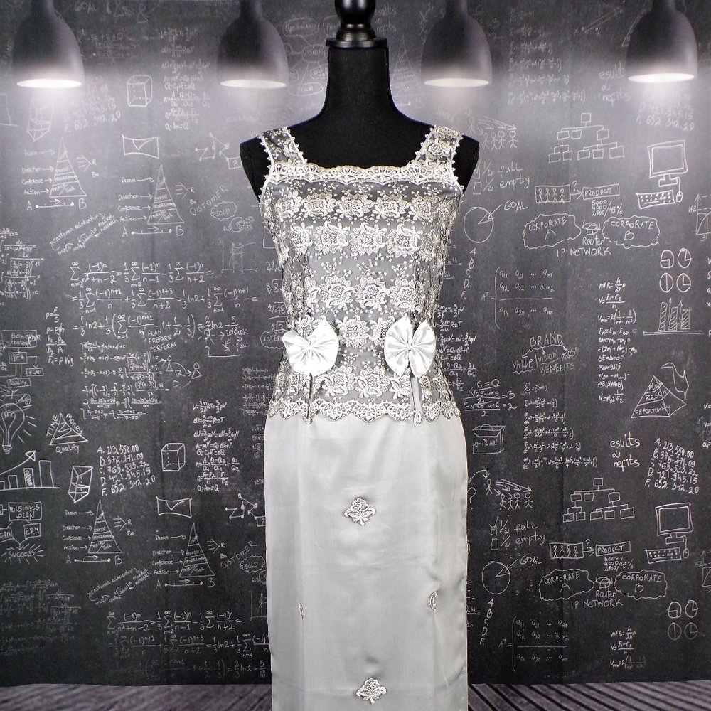 Embellished Sequin Embroidered Maxi Dress NWOT